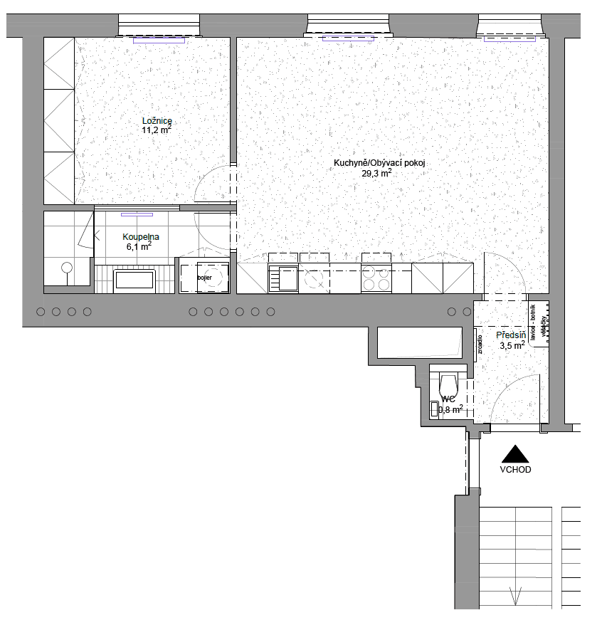Pronájem bytu 2+kk 51 m², Nuselská, Praha, Praha Pronájem bytu 2+kk 51 m², Nuselská, Praha, Praha