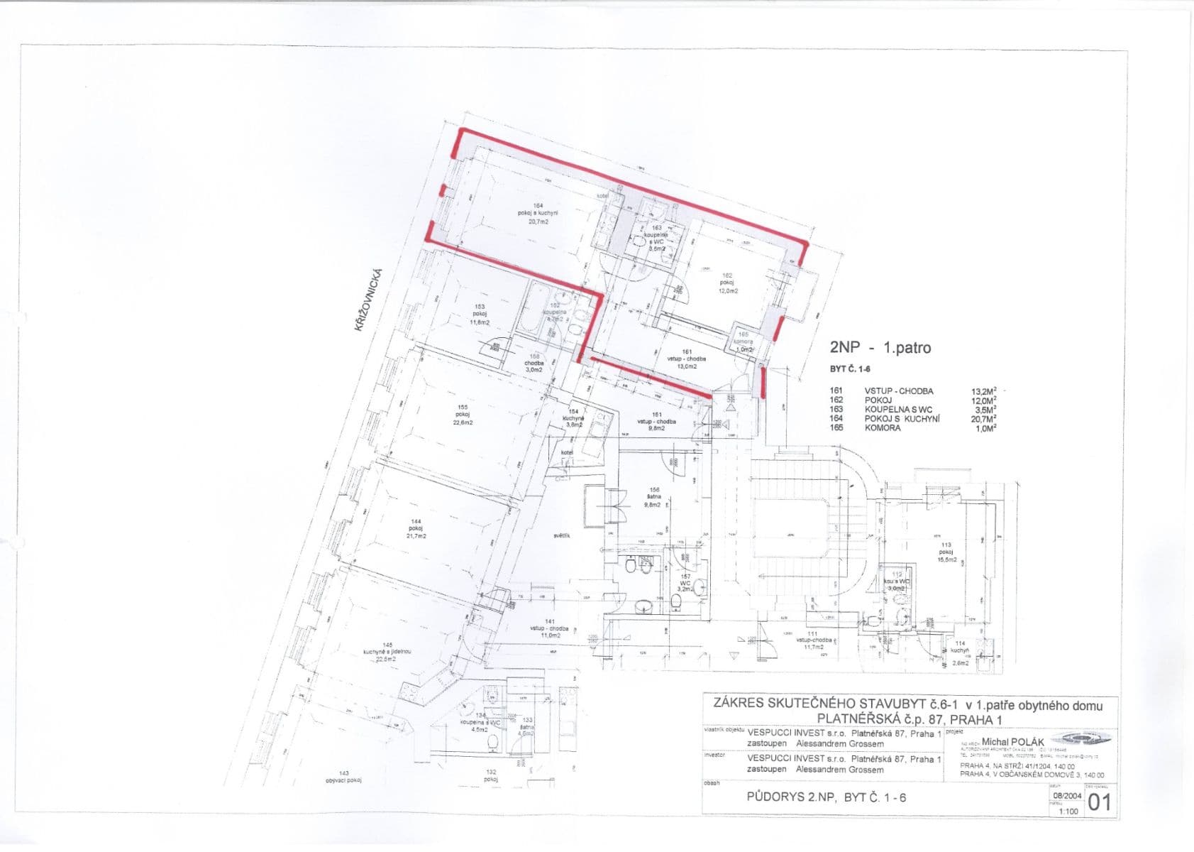 Prodej bytu 2+kk 51 m², Platnéřská, Praha, Praha Prodej bytu 2+kk 51 m², Platnéřská, Praha, Praha