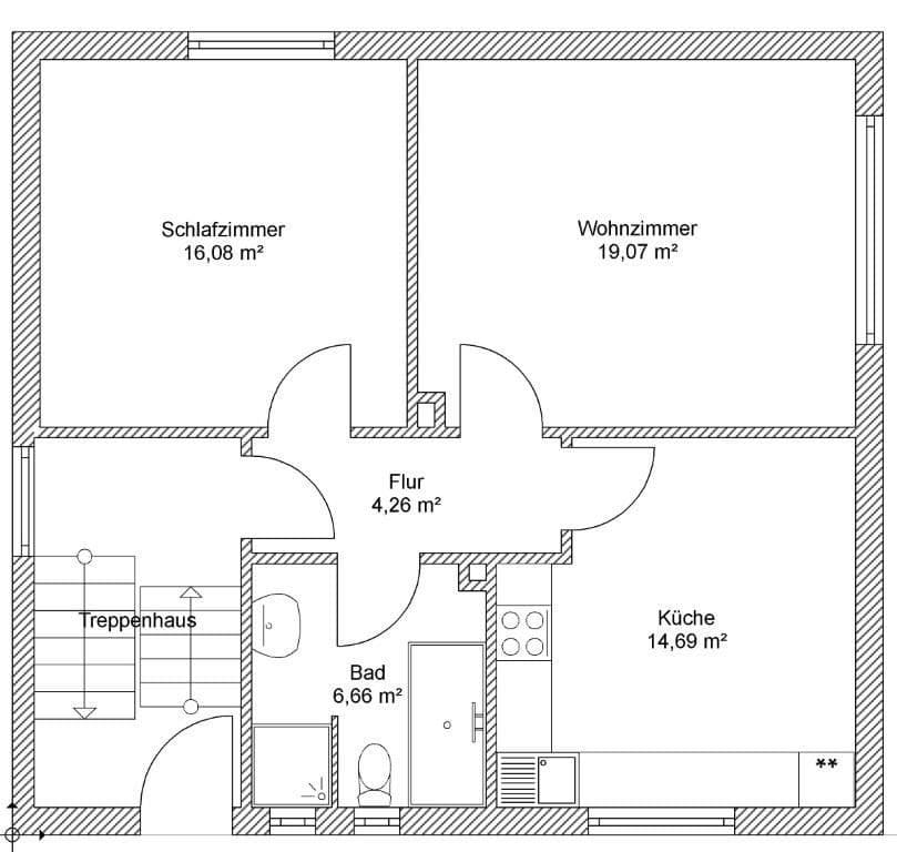 Pronájem bytu 2+kk 59 m², Weiden i.d.OPf., Bavorsko Pronájem bytu 2+kk 59 m², Weiden i.d.OPf., Bavorsko