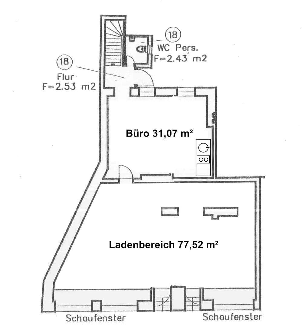 Prodej nebytového prostoru 181 m², Darmstädter Straße 4, Bensheim, Hessen Prodej nebytového prostoru 181 m², Darmstädter Straße 4, Bensheim, Hessen