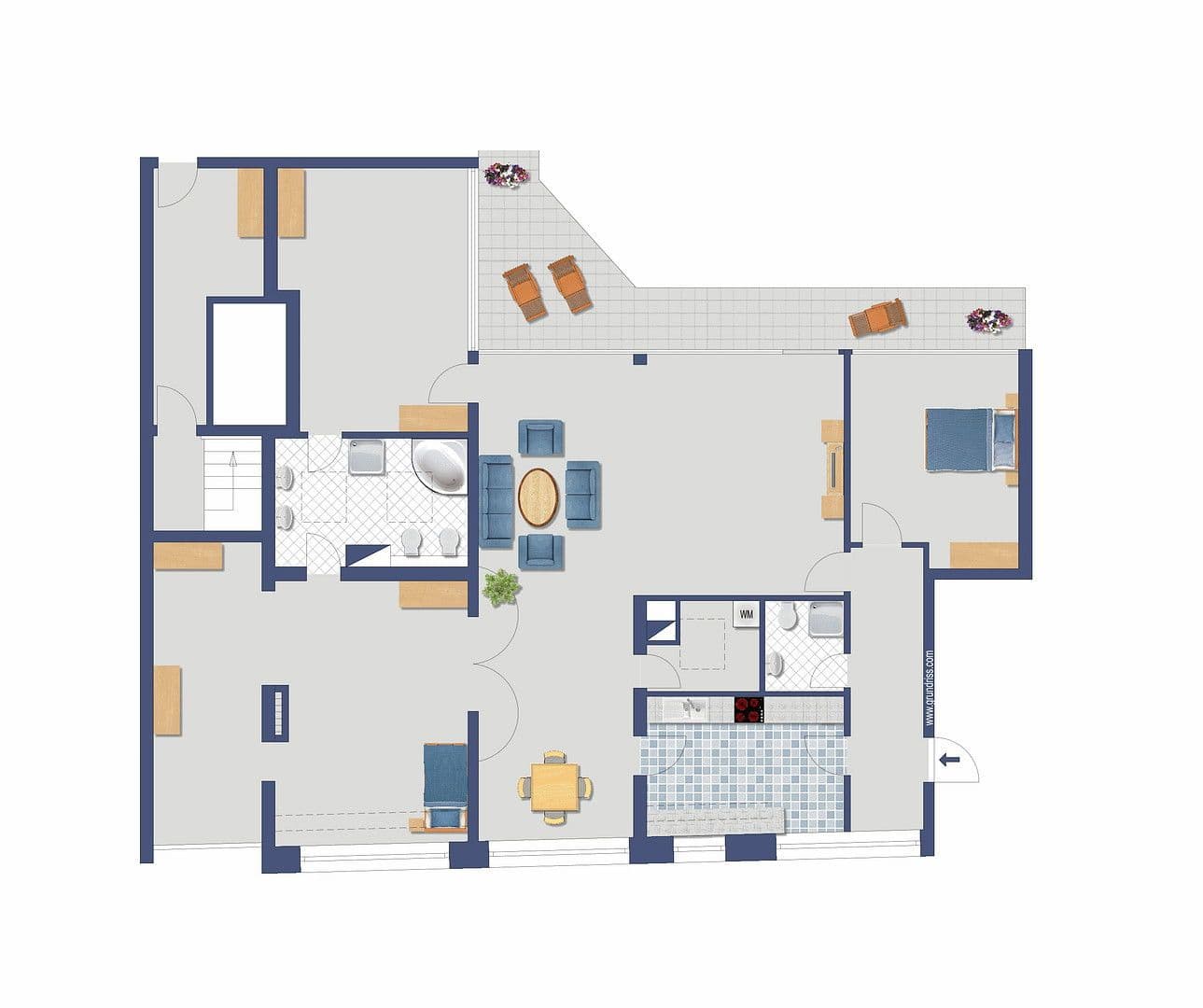 Prodej bytu 5+1 198 m², Albrechtstraße, Berlin, Berlín Prodej bytu 5+1 198 m², Albrechtstraße, Berlin, Berlín