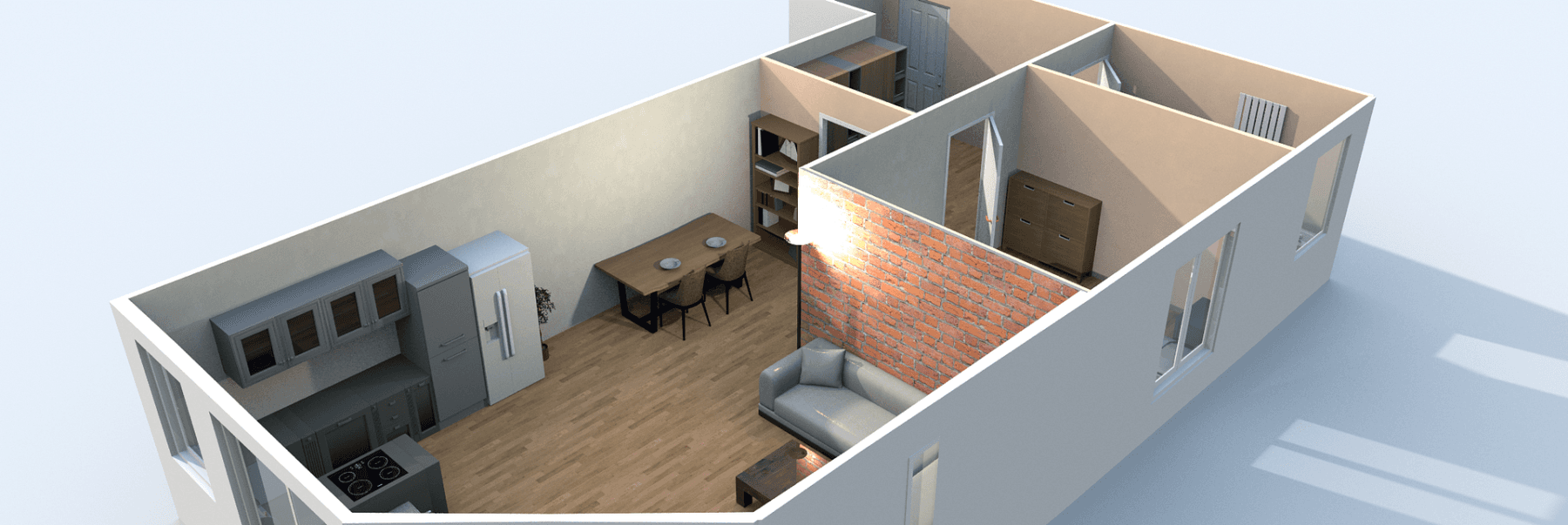 Pronájem bytu 2+1 66 m², Dresdner Straße 71a, Coswig, Sasko Pronájem bytu 2+1 66 m², Dresdner Straße 71a, Coswig, Sasko