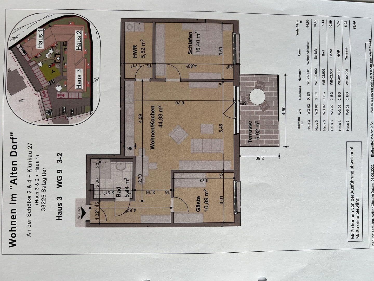 Prodej bytu 2+1 60 m², An der Schölke 2-4, Salzgitter, Dolní Sasko Prodej bytu 2+1 60 m², An der Schölke 2-4, Salzgitter, Dolní Sasko