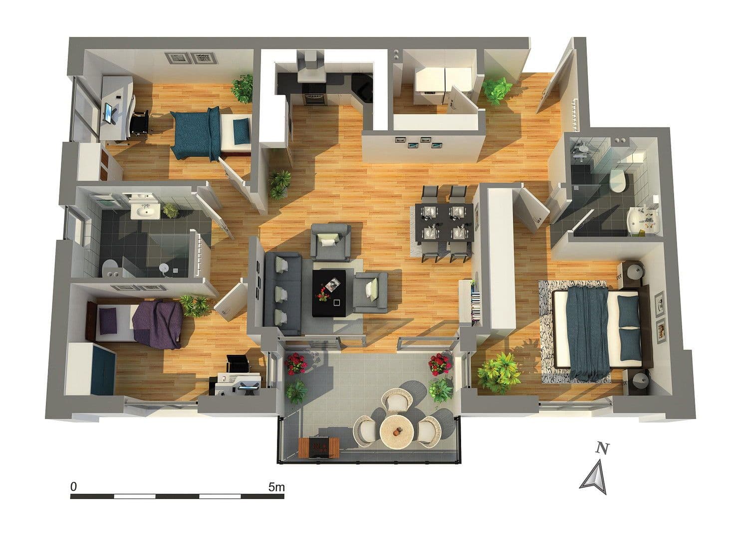 Pronájem bytu 4+kk 99 m², Paderborn, Severní Porýní-Vestfálsko Pronájem bytu 4+kk 99 m², Paderborn, Severní Porýní-Vestfálsko