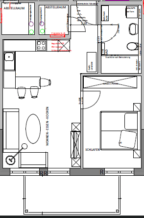 Pronájem bytu 2+1 59 m², Neuendettelsau, Bavorsko Pronájem bytu 2+1 59 m², Neuendettelsau, Bavorsko