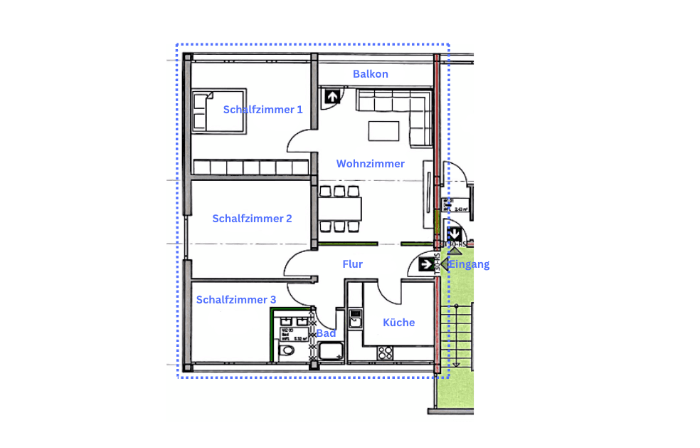 Prodej bytu 4+1 99 m², Erich-Ollenhauer-Straße, Düsseldorf, Severní Porýní-Vestfálsko Prodej bytu 4+1 99 m², Erich-Ollenhauer-Straße, Düsseldorf, Severní Porýní-Vestfálsko
