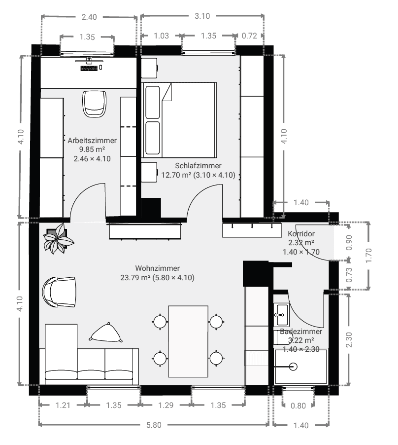 Prodej bytu 3+1 52 m², Heilbronn, Bádensko-Württembersko Prodej bytu 3+1 52 m², Heilbronn, Bádensko-Württembersko