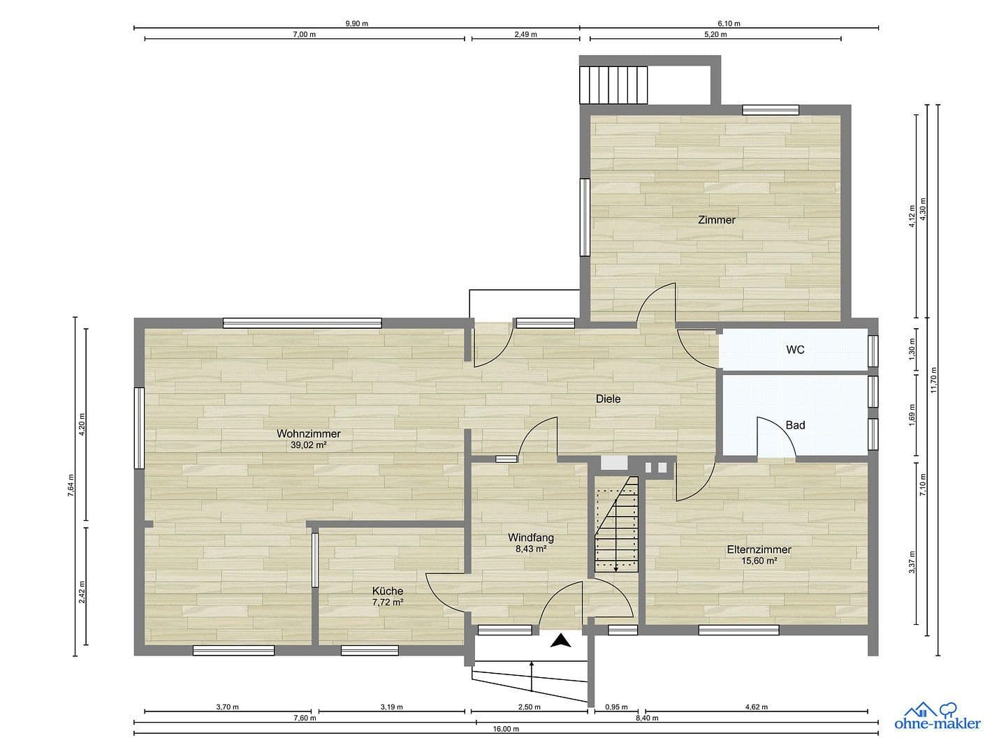 Prodej domu 127 m², pozemek 928 m², Norderstedt, Šlesvicko-Holštýnsko Prodej domu 127 m², pozemek 928 m², Norderstedt, Šlesvicko-Holštýnsko