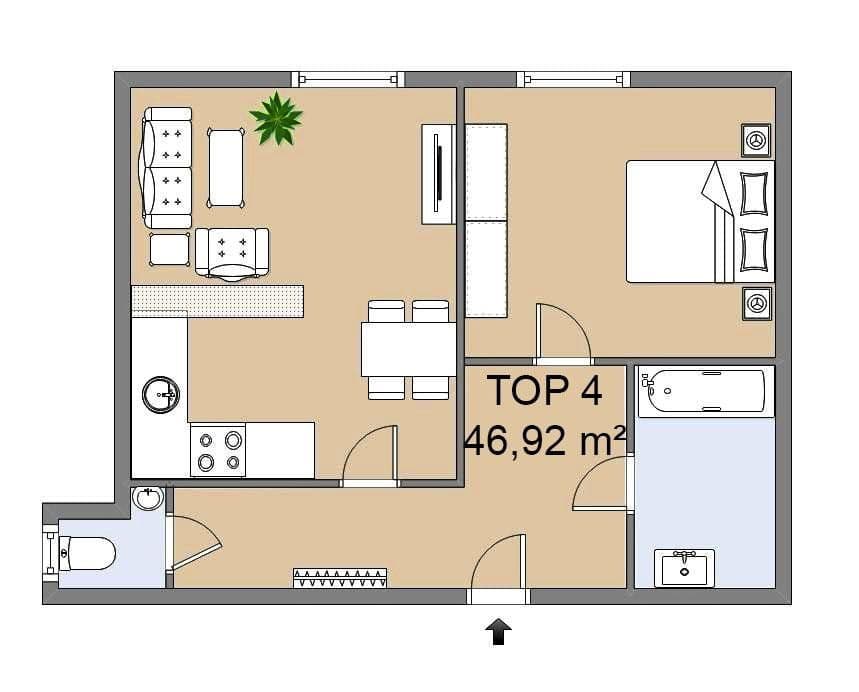 Prodej bytu 2+1 54 m², Retznei 20, Ehrenhausen, Štýrsko Prodej bytu 2+1 54 m², Retznei 20, Ehrenhausen, Štýrsko