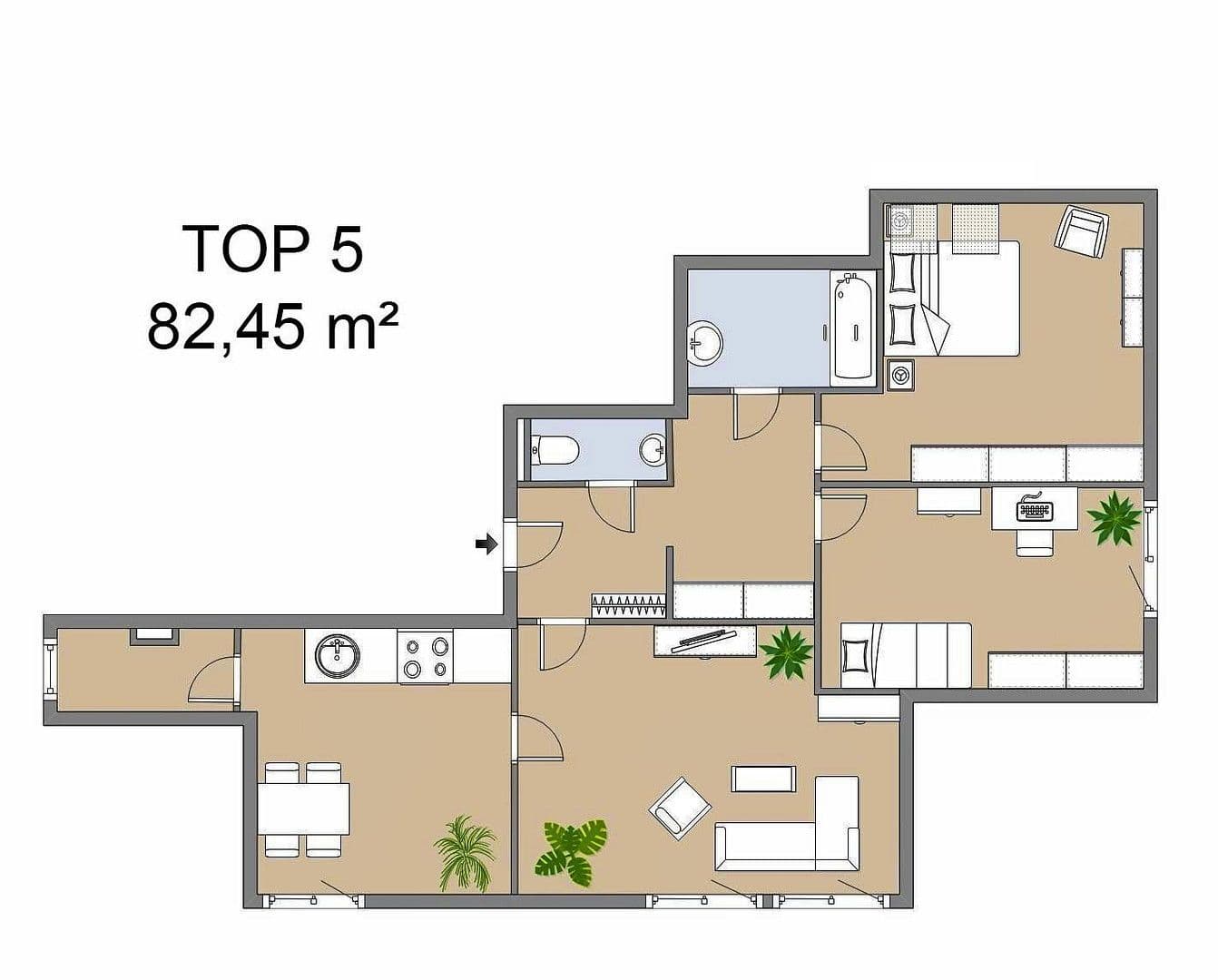 Prodej bytu 2+1 54 m², Retznei 20, Ehrenhausen, Štýrsko Prodej bytu 2+1 54 m², Retznei 20, Ehrenhausen, Štýrsko