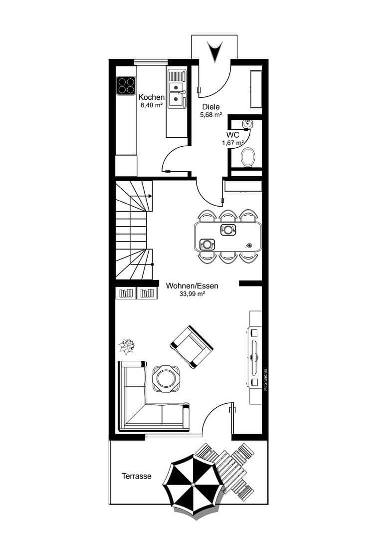 Prodej domu 126 m², pozemek 179 m², Eschenweg 41, Bamberg, Bavorsko Prodej domu 126 m², pozemek 179 m², Eschenweg 41, Bamberg, Bavorsko