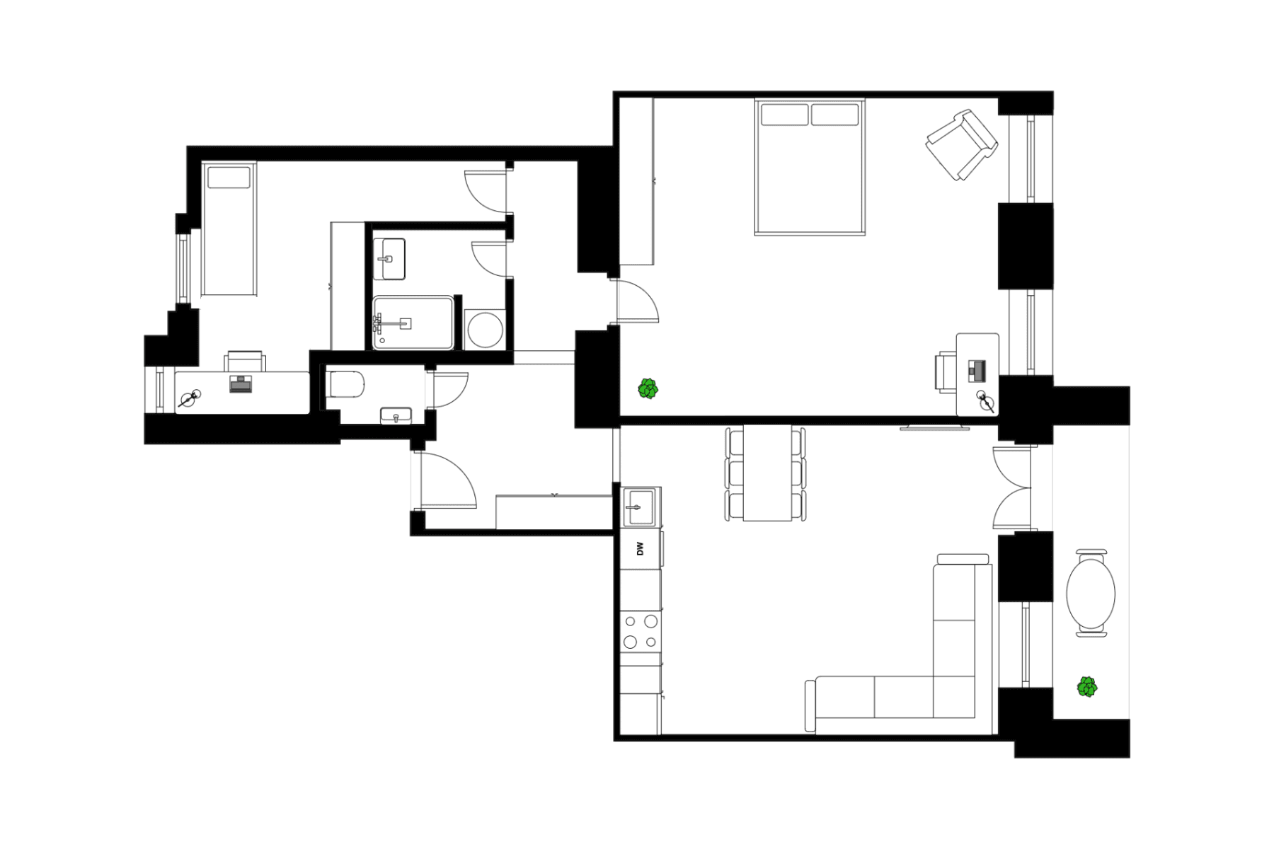 Prodej bytu 3+kk 85 m², Hořejší nábřeží, Praha, Praha Prodej bytu 3+kk 85 m², Hořejší nábřeží, Praha, Praha
