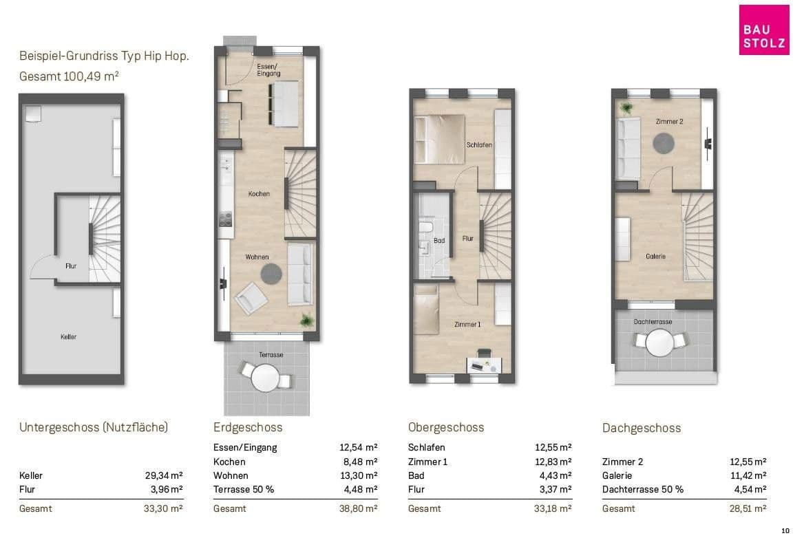 Prodej domu 100 m², pozemek 92 m², Mühldorf, Bavorsko Prodej domu 100 m², pozemek 92 m², Mühldorf, Bavorsko