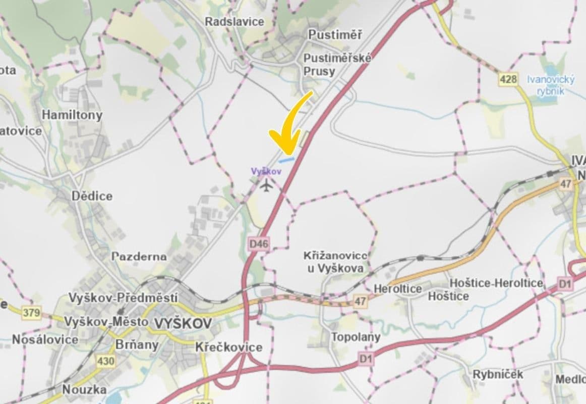 Prodej pozemku 697 m², Pustiměř, Jihomoravský kraj Prodej pozemku 697 m², Pustiměř, Jihomoravský kraj