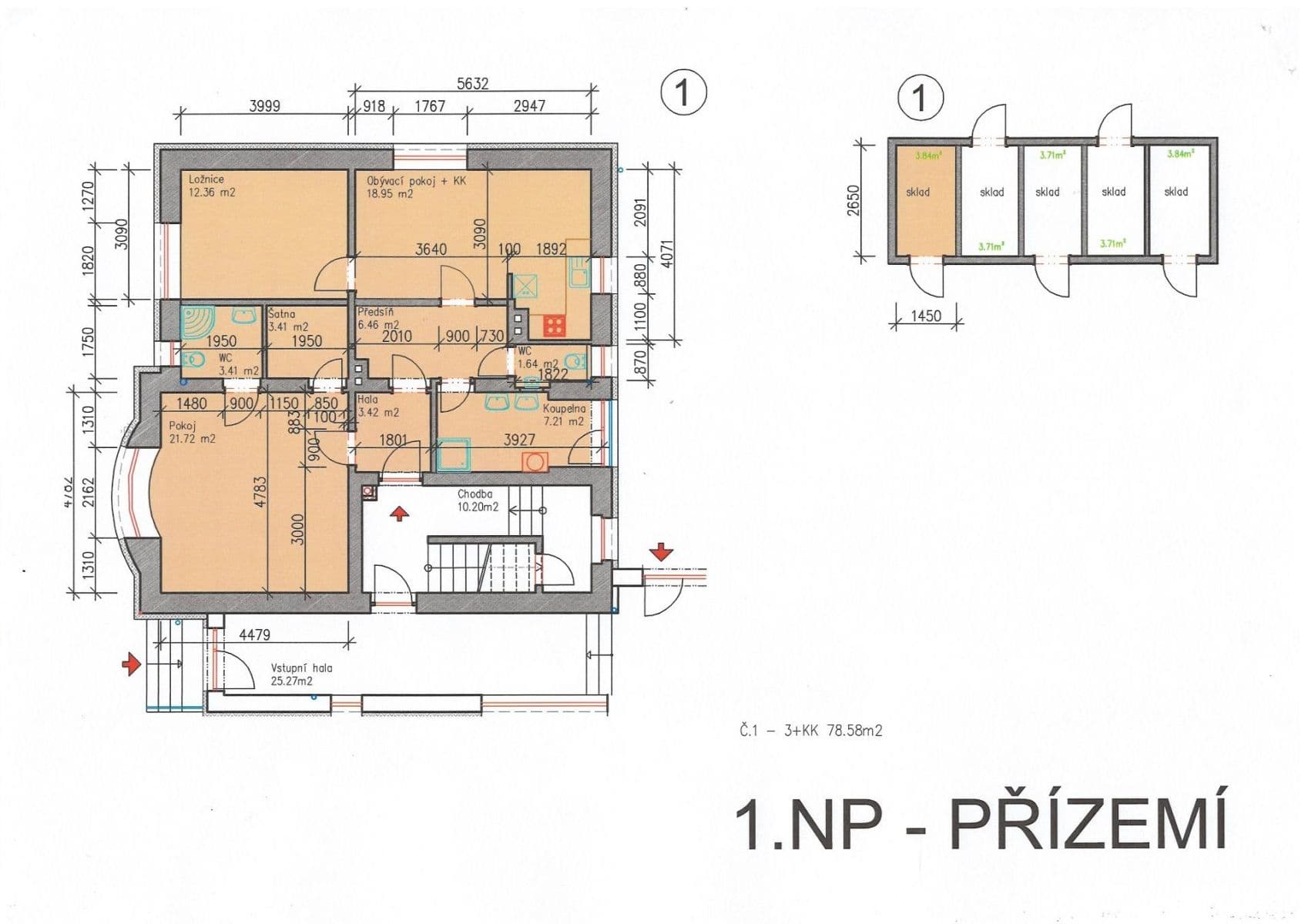 Pronájem bytu 3+kk 78 m², Sulická, Praha, Praha Pronájem bytu 3+kk 78 m², Sulická, Praha, Praha