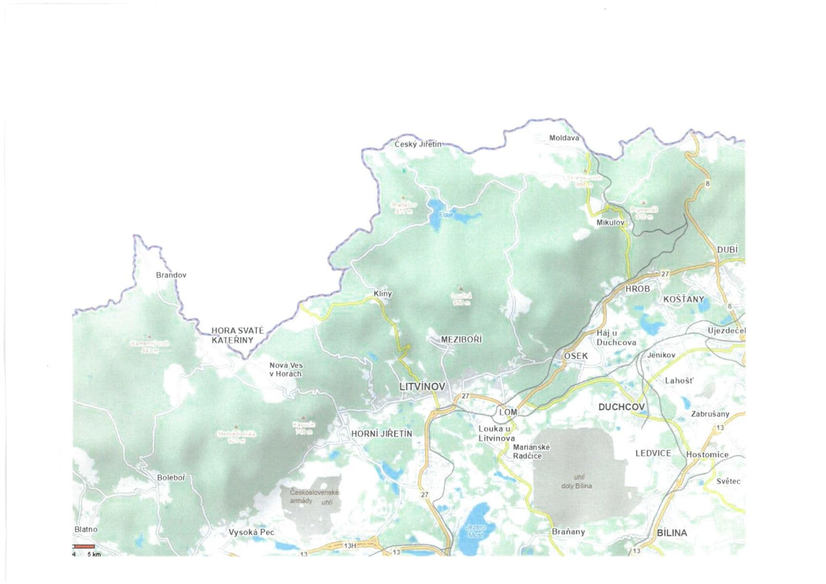 Prodej pozemku 404 m², Český Jiřetín, Ústecký kraj Prodej pozemku 404 m², Český Jiřetín, Ústecký kraj