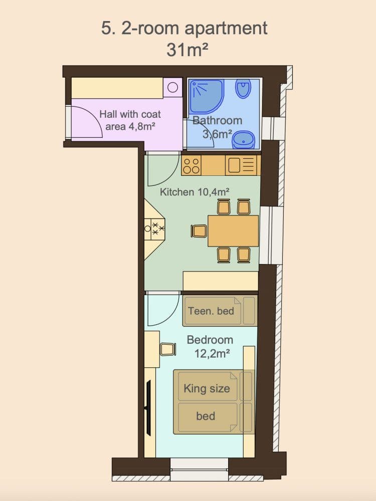 Pronájem bytu 31 m², Zbraslavská, Praha, Praha Pronájem bytu 31 m², Zbraslavská, Praha, Praha
