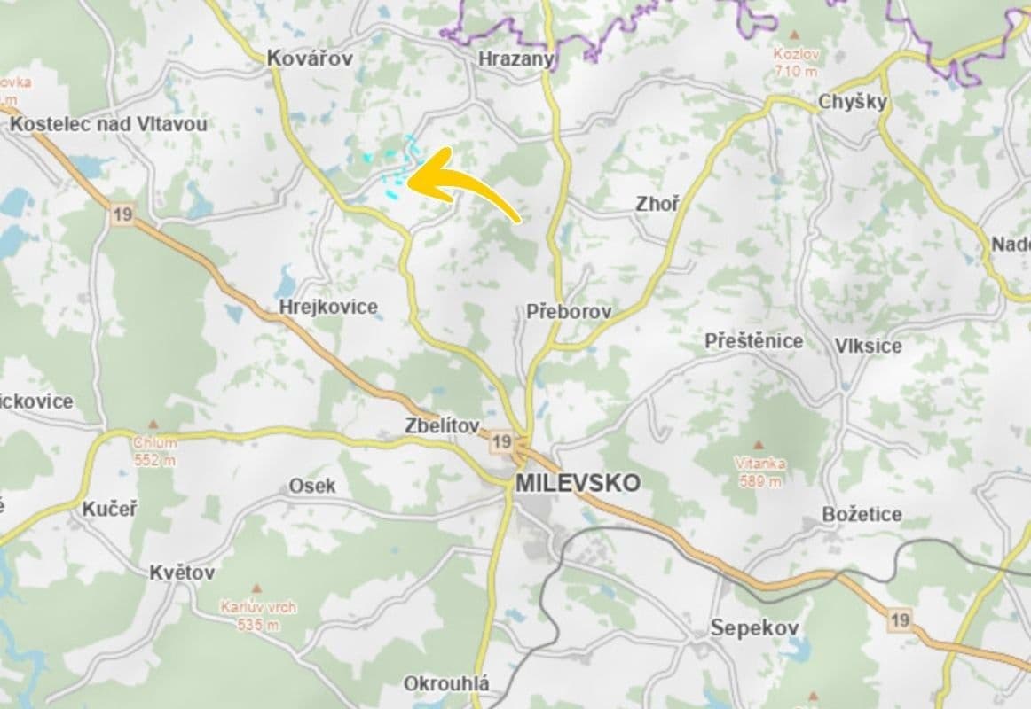 Prodej pozemku 7.381 m², Hrazany, Jihočeský kraj Prodej pozemku 7.381 m², Hrazany, Jihočeský kraj
