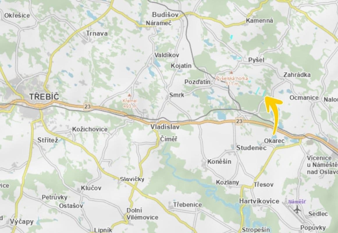 Prodej pozemku 3.818 m², Pyšel, Kraj Vysočina Prodej pozemku 3.818 m², Pyšel, Kraj Vysočina