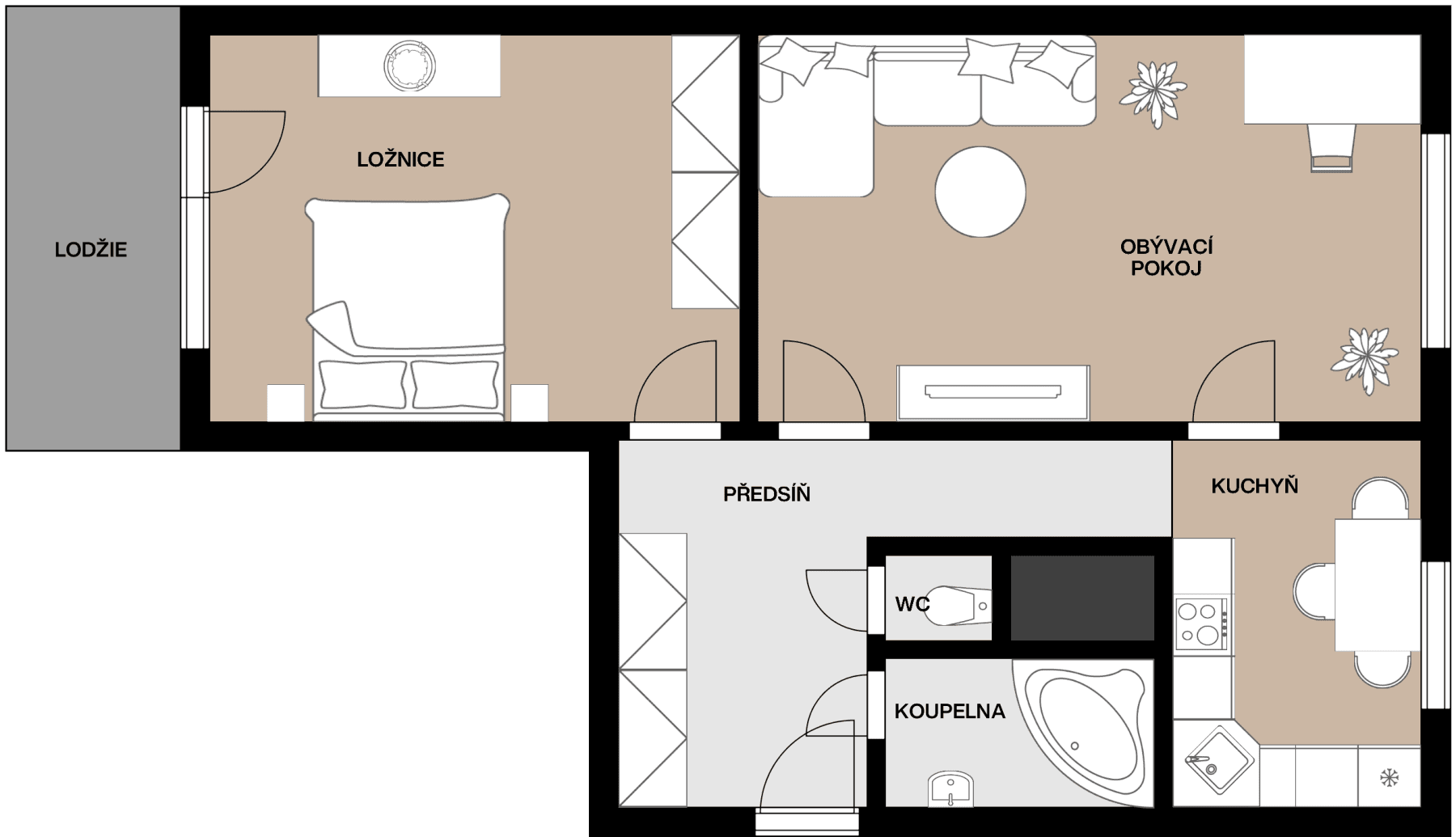 Prodej bytu 2+1 60 m², Krátká, Milovice, Středočeský kraj Prodej bytu 2+1 60 m², Krátká, Milovice, Středočeský kraj