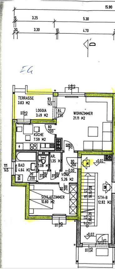 Prodej bytu 2+1 52 m², Jenseits 74, St.Martin, Horní Rakousko Prodej bytu 2+1 52 m², Jenseits 74, St.Martin, Horní Rakousko