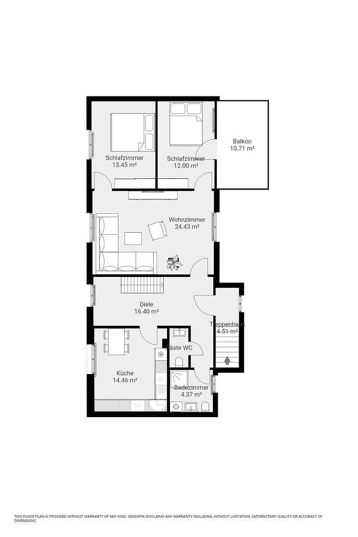 Pronájem bytu 5+kk 129 m², Feilbingert, Porýní-Falc Pronájem bytu 5+kk 129 m², Feilbingert, Porýní-Falc