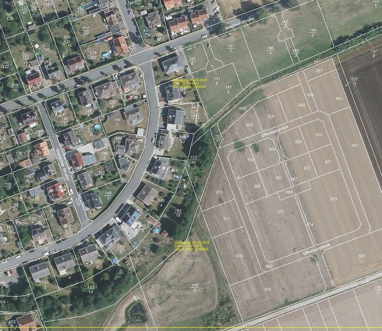 Prodej pozemku 496 m², Stettiner Straße 48, Hofgeismar, Hessen Prodej pozemku 496 m², Stettiner Straße 48, Hofgeismar, Hessen