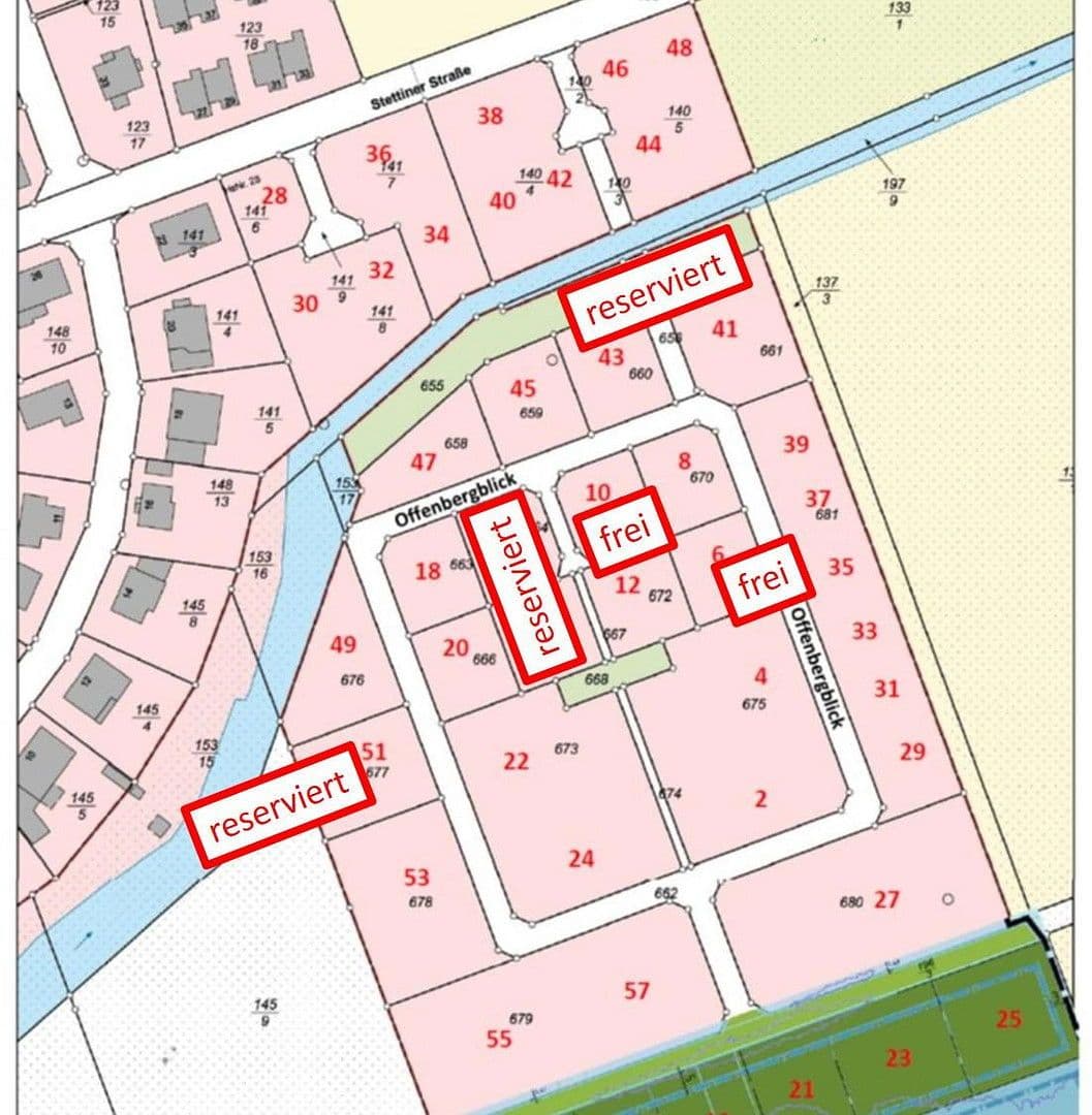 Prodej pozemku 496 m², Stettiner Straße 48, Hofgeismar, Hessen Prodej pozemku 496 m², Stettiner Straße 48, Hofgeismar, Hessen