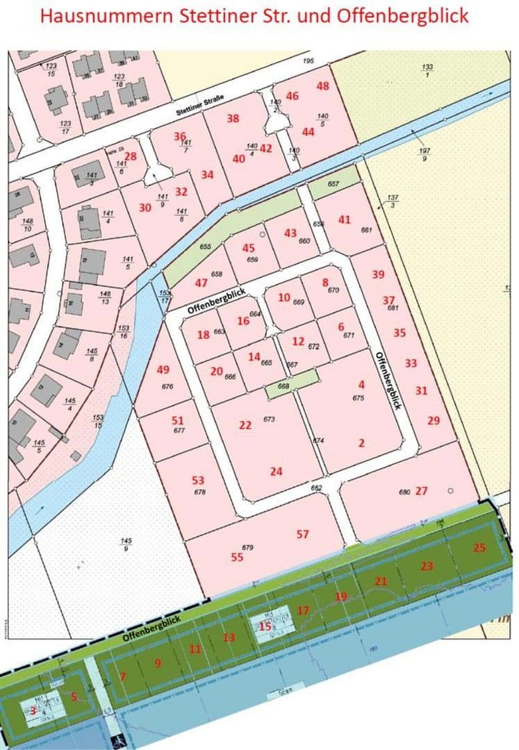 Prodej pozemku 496 m², Stettiner Straße 48, Hofgeismar, Hessen Prodej pozemku 496 m², Stettiner Straße 48, Hofgeismar, Hessen