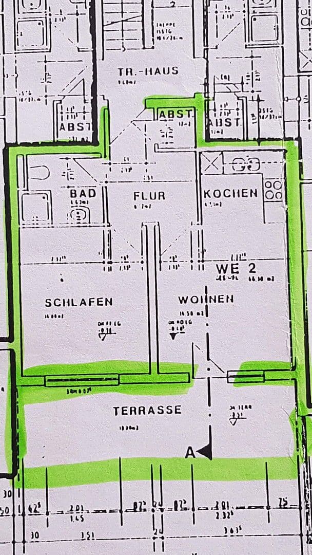 Pronájem bytu 2+1 48 m², Butzbach, Hessen Pronájem bytu 2+1 48 m², Butzbach, Hessen