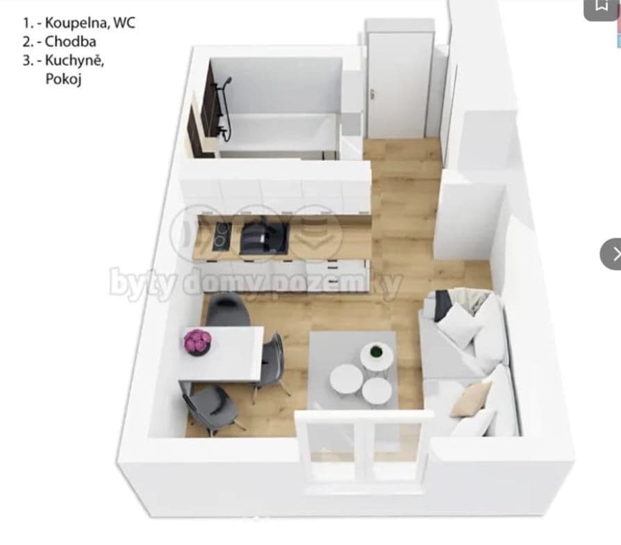 Pronájem bytu Garsoniéra 21 m², Suchdolské náměstí, Praha, Praha Pronájem bytu Garsoniéra 21 m², Suchdolské náměstí, Praha, Praha