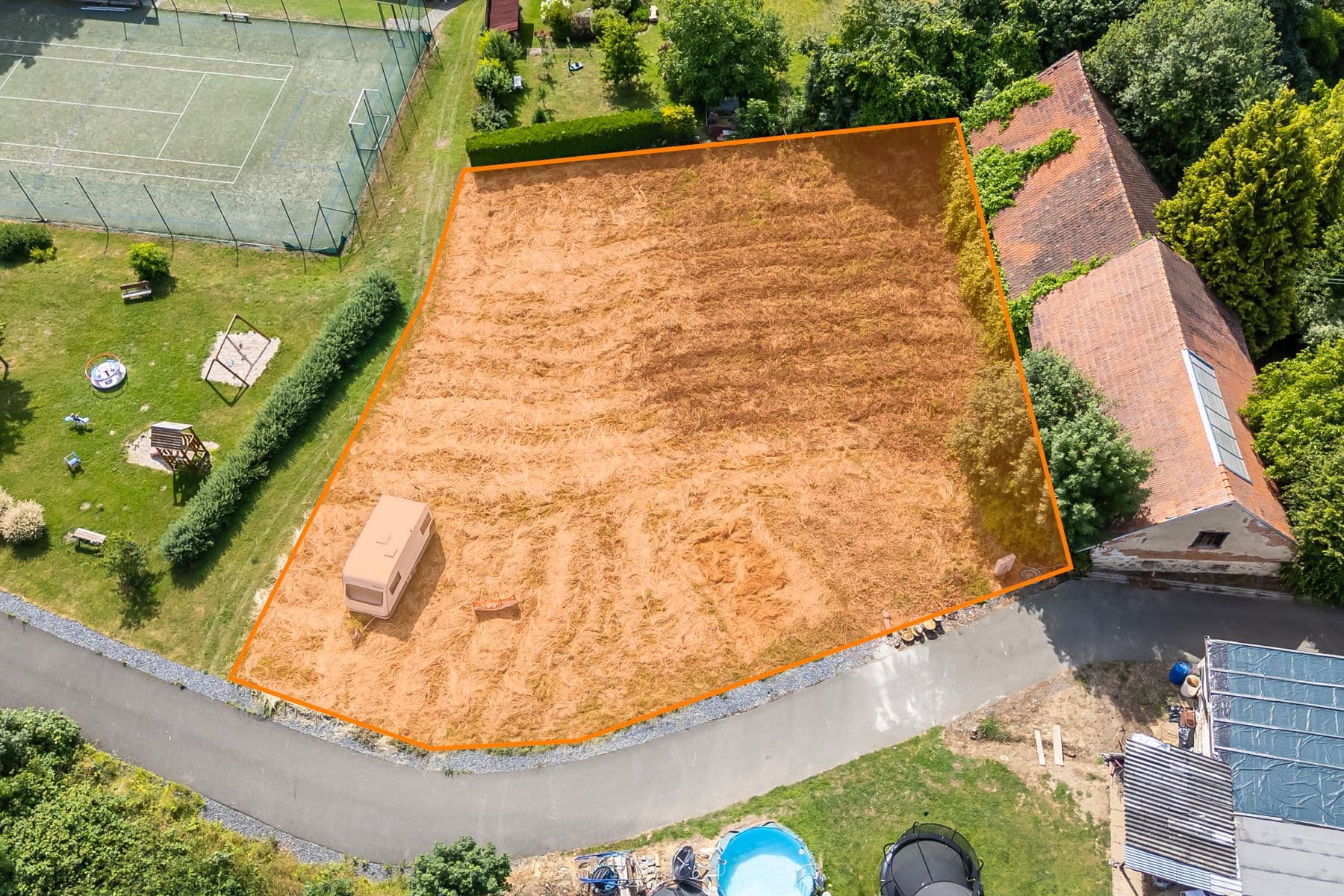Prodej pozemku 1.175 m², Stranný, Středočeský kraj Prodej pozemku 1.175 m², Stranný, Středočeský kraj