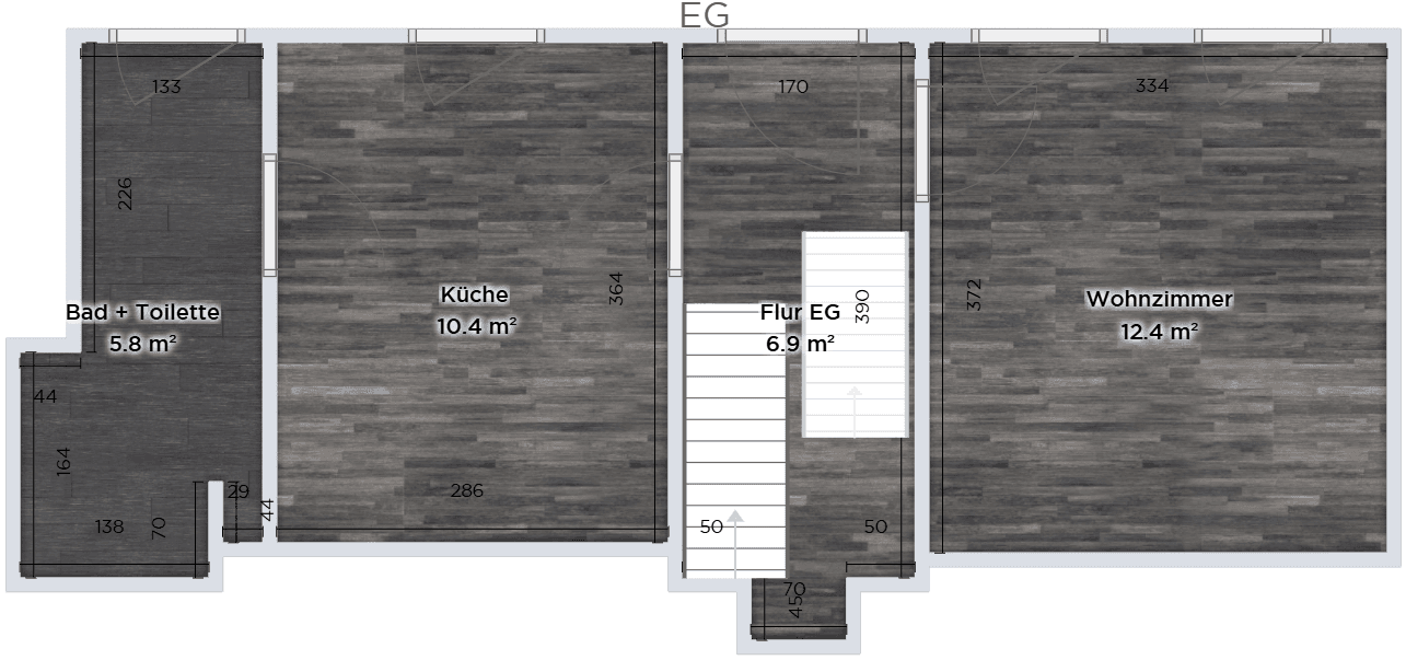 Prodej domu 89 m², pozemek 66 m², An der Stadtmauer 15, Gundelfingen an der Donau, Bavorsko Prodej domu 89 m², pozemek 66 m², An der Stadtmauer 15, Gundelfingen an der Donau, Bavorsko