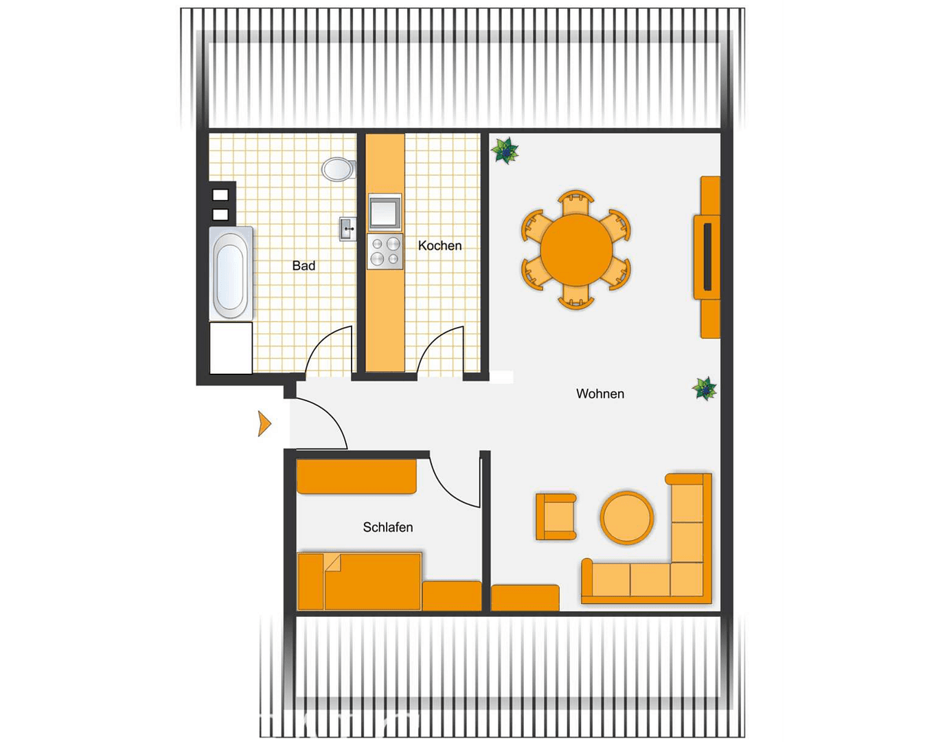 Pronájem bytu 1+1 45 m², Grenzweg 102, Herne, Severní Porýní-Vestfálsko Pronájem bytu 1+1 45 m², Grenzweg 102, Herne, Severní Porýní-Vestfálsko
