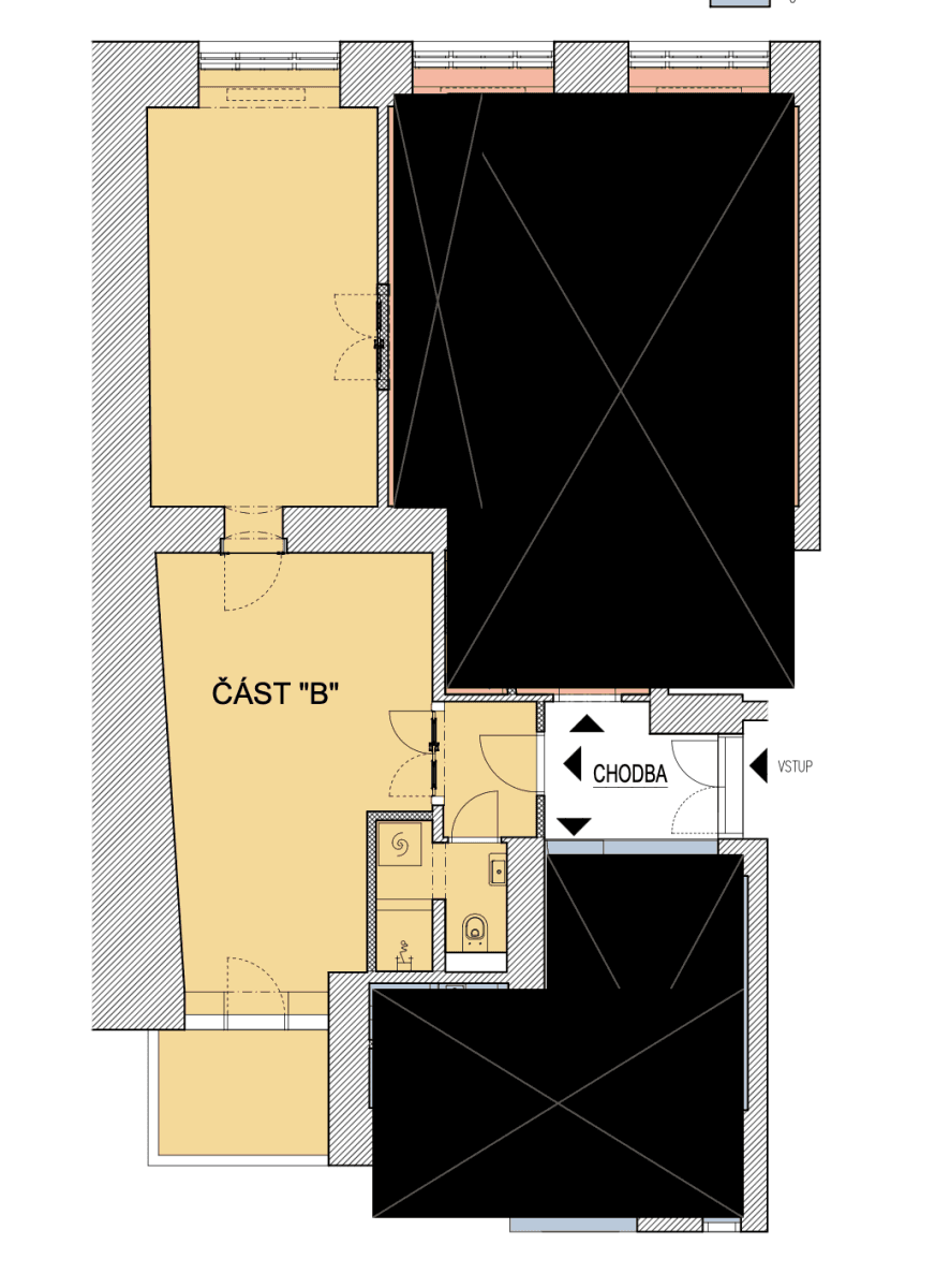 Pronájem bytu 2+1 51 m², Jakubské náměstí, Brno, Jihomoravský kraj Pronájem bytu 2+1 51 m², Jakubské náměstí, Brno, Jihomoravský kraj
