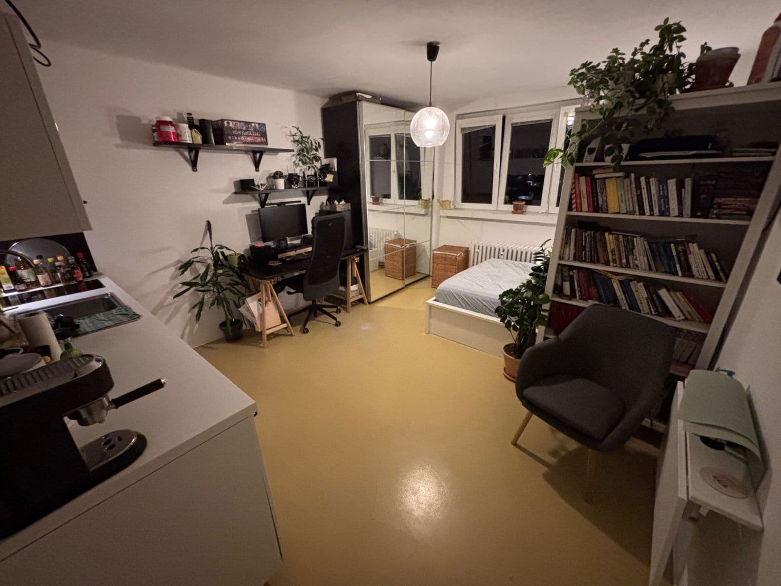 Pronájem bytu 1+kk 26 m², Velvarská, Praha, Praha Pronájem bytu 1+kk 26 m², Velvarská, Praha, Praha