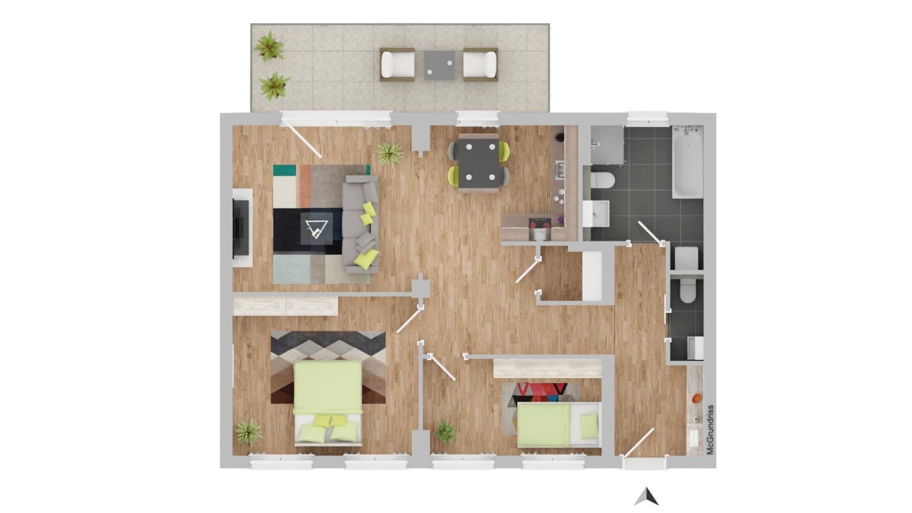 Prodej bytu 3+1 85 m², Zimmerackerstr. 5, Sigmaringen, Bádensko-Württembersko Prodej bytu 3+1 85 m², Zimmerackerstr. 5, Sigmaringen, Bádensko-Württembersko