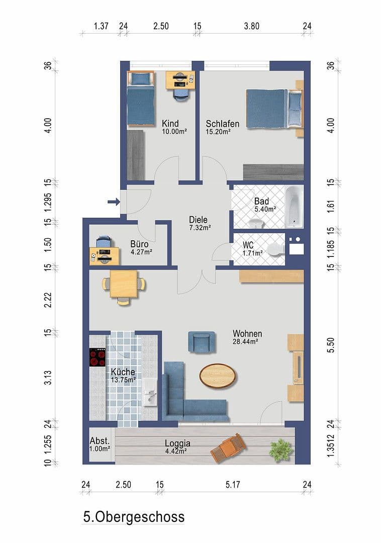 Prodej bytu 3+1 89 m², Solingen, Severní Porýní-Vestfálsko Prodej bytu 3+1 89 m², Solingen, Severní Porýní-Vestfálsko