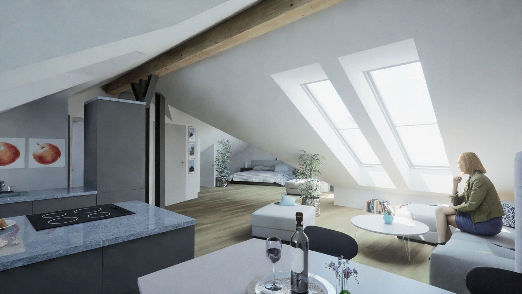 Prodej bytu 2+1 64 m², Am Rößlebad 9, Augsburg, Bavorsko Prodej bytu 2+1 64 m², Am Rößlebad 9, Augsburg, Bavorsko