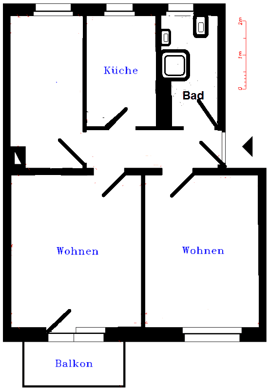 Prodej bytu 3+1 60 m², St.-Petersburger Str.1, Ribnitz-Damgarten, Mecklenburg-Vorpommern Prodej bytu 3+1 60 m², St.-Petersburger Str.1, Ribnitz-Damgarten, Mecklenburg-Vorpommern