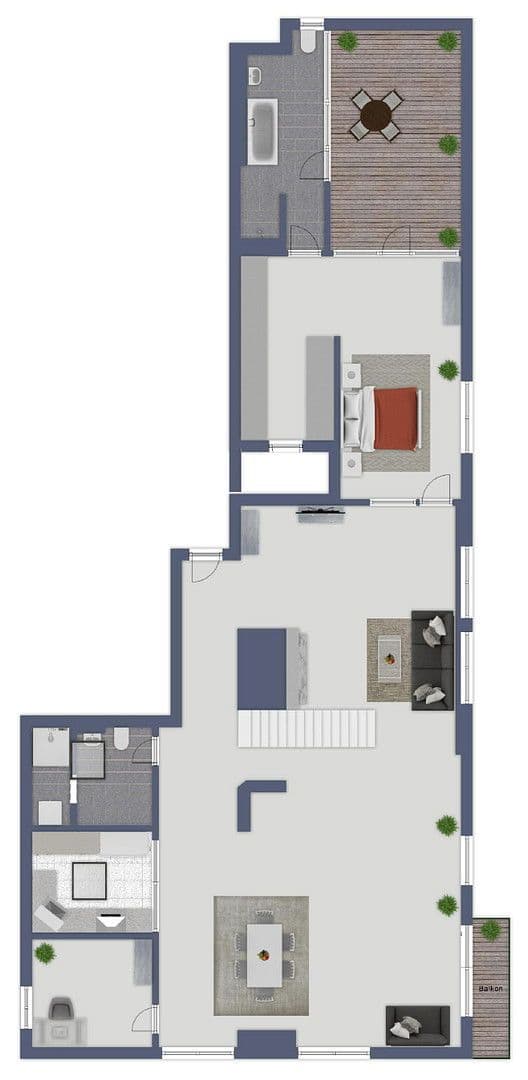 Prodej bytu 5+kk 287 m², Muenchen, Bavorsko Prodej bytu 5+kk 287 m², Muenchen, Bavorsko