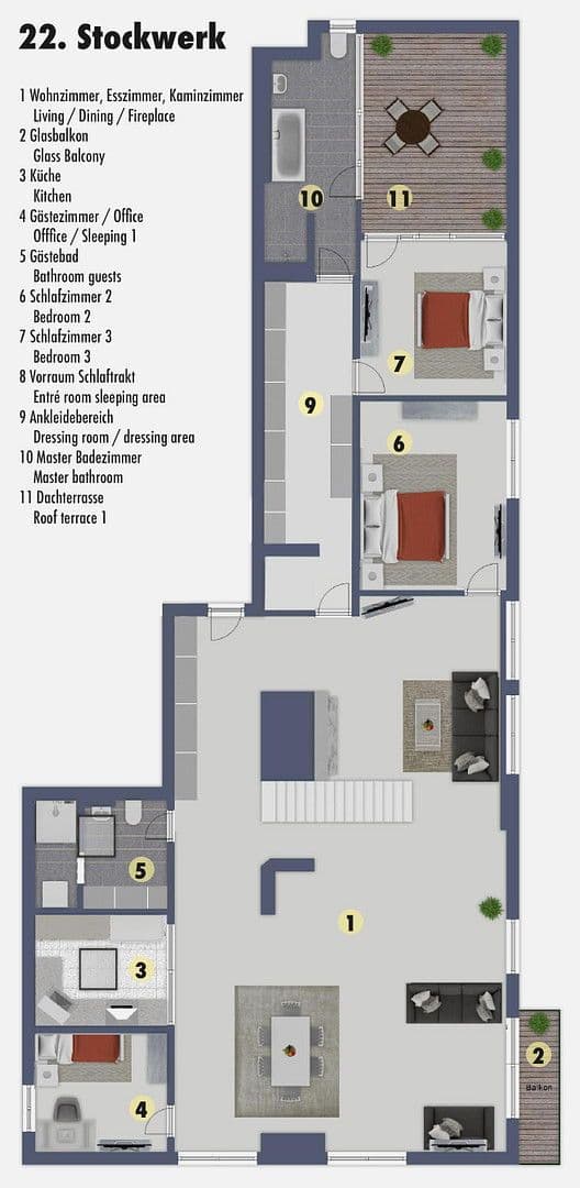 Prodej bytu 5+kk 287 m², Muenchen, Bavorsko Prodej bytu 5+kk 287 m², Muenchen, Bavorsko