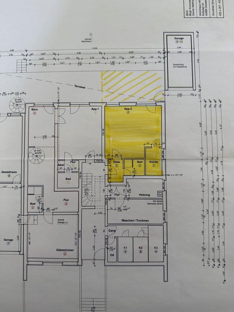 Pronájem bytu 1+1 44 m², Düsseldorf, Severní Porýní-Vestfálsko Pronájem bytu 1+1 44 m², Düsseldorf, Severní Porýní-Vestfálsko