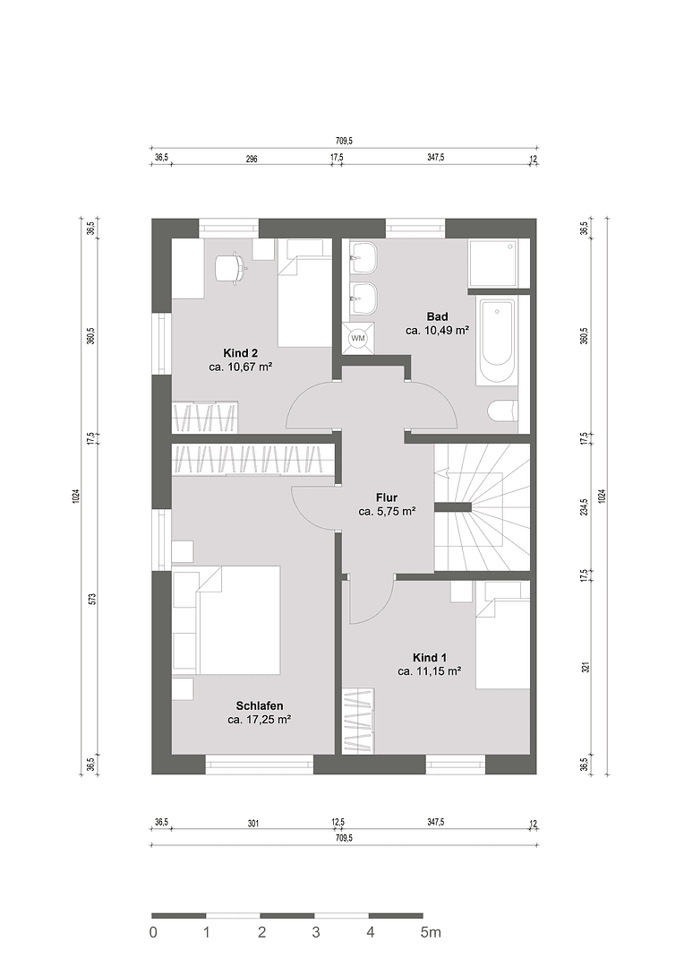 Pronájem domu 153 m², pozemek 381 m², Kirchdorfer Straße 58, Dettingen an der Iller, Bádensko-Württembersko Pronájem domu 153 m², pozemek 381 m², Kirchdorfer Straße 58, Dettingen an der Iller, Bádensko-Württembersko