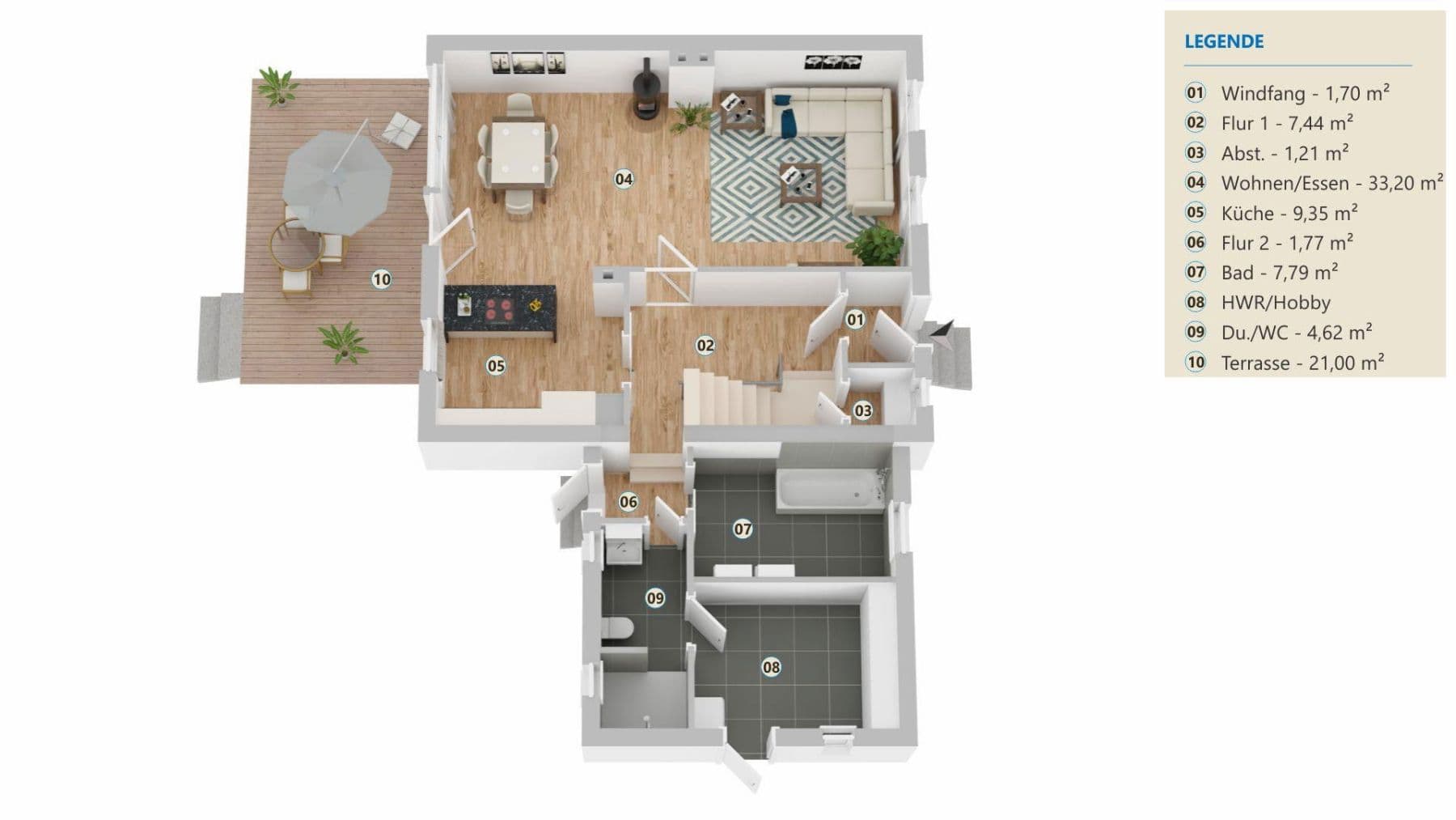 Prodej domu 137 m², pozemek 614 m², Braunschweig, Dolní Sasko Prodej domu 137 m², pozemek 614 m², Braunschweig, Dolní Sasko