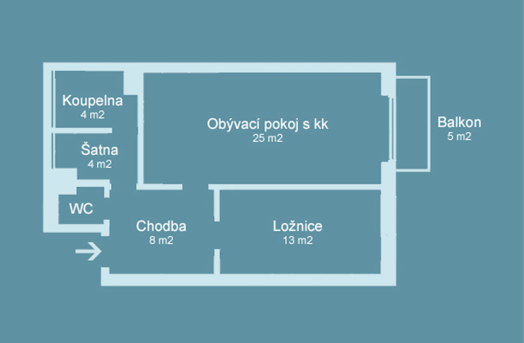 Pronájem bytu 2+kk 55 m², Na Náhonu, Beroun, Středočeský kraj Pronájem bytu 2+kk 55 m², Na Náhonu, Beroun, Středočeský kraj