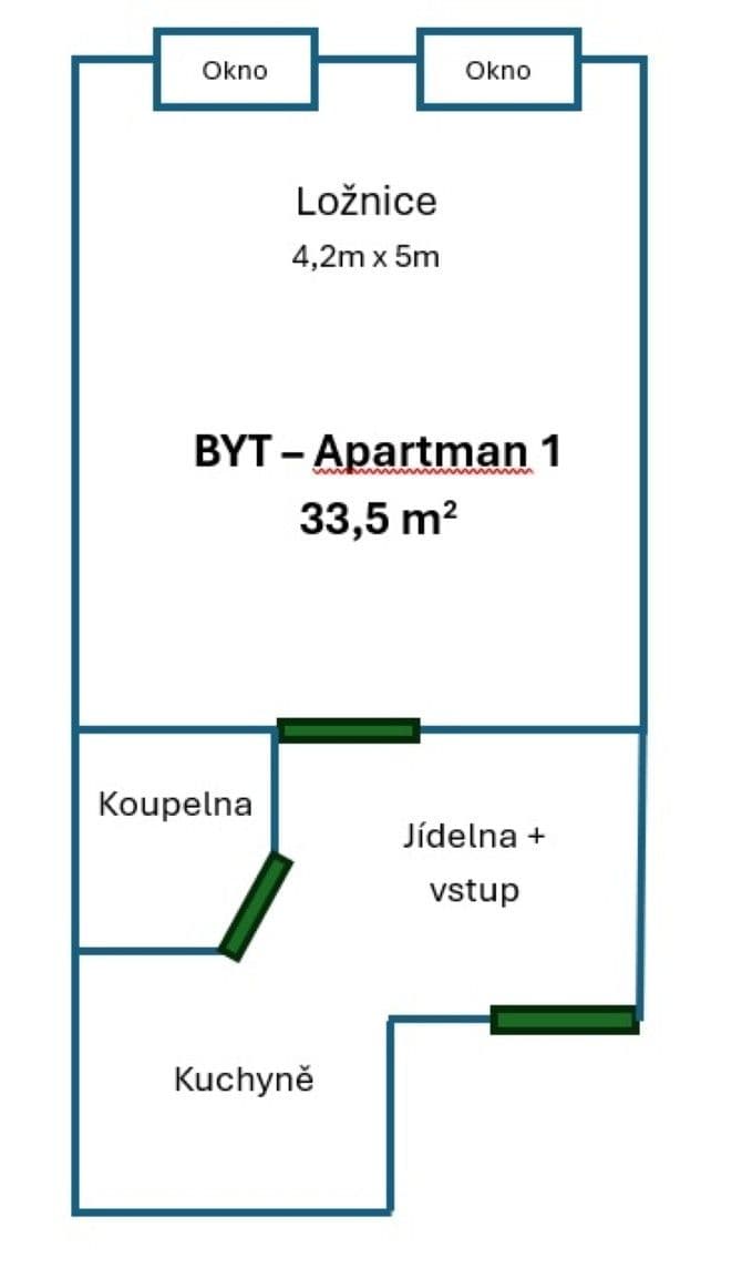 Pronájem bytu 1+1 34 m², Gajdošova, Brno, Jihomoravský kraj Pronájem bytu 1+1 34 m², Gajdošova, Brno, Jihomoravský kraj