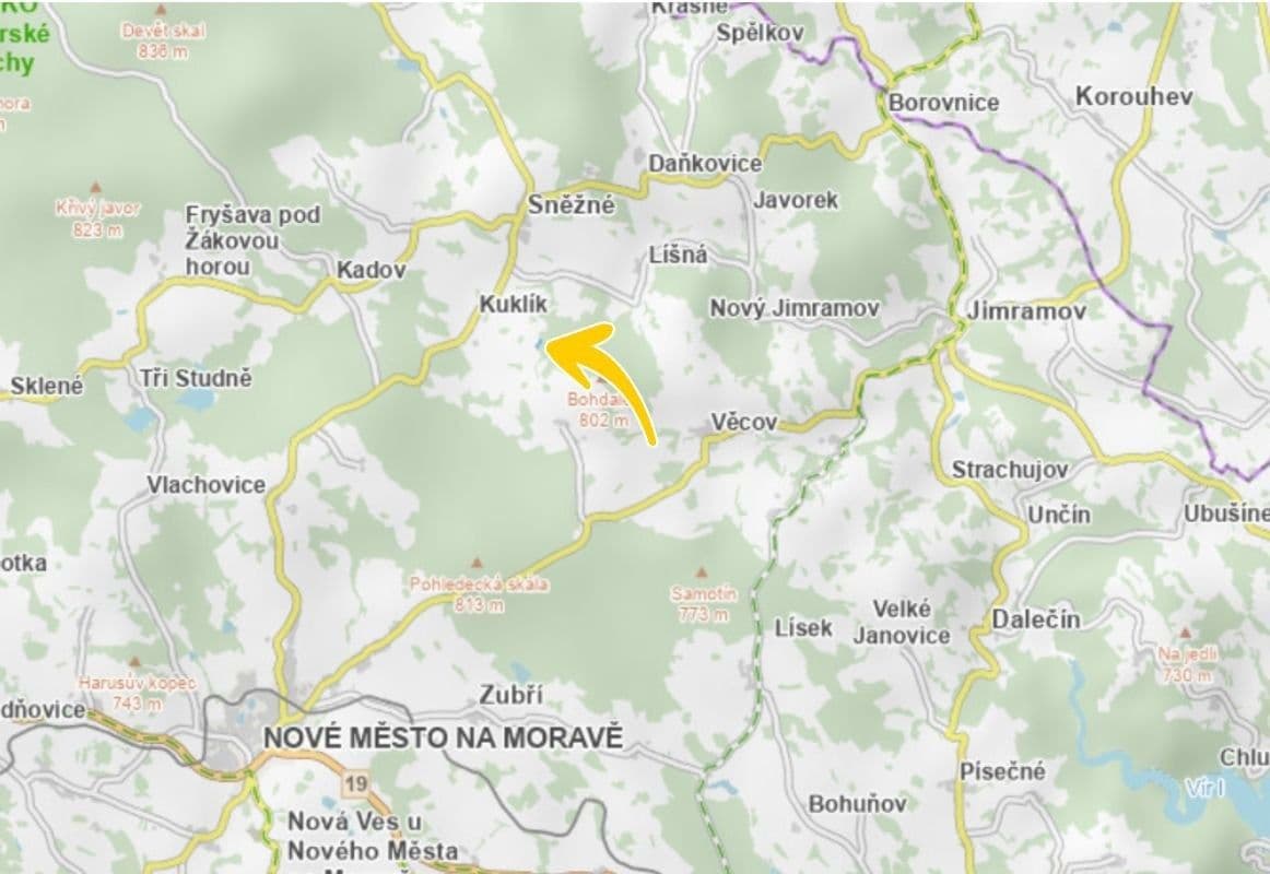 Prodej pozemku 4.409 m², Líšná, Kraj Vysočina Prodej pozemku 4.409 m², Líšná, Kraj Vysočina
