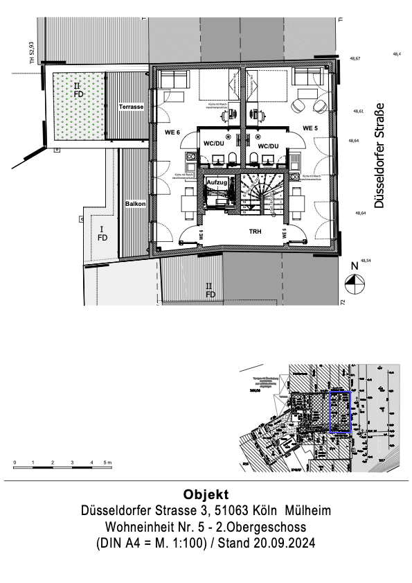 Pronájem bytu 1+1 45 m², Düsseldorfer Strasse 3, Köln, Severní Porýní-Vestfálsko Pronájem bytu 1+1 45 m², Düsseldorfer Strasse 3, Köln, Severní Porýní-Vestfálsko
