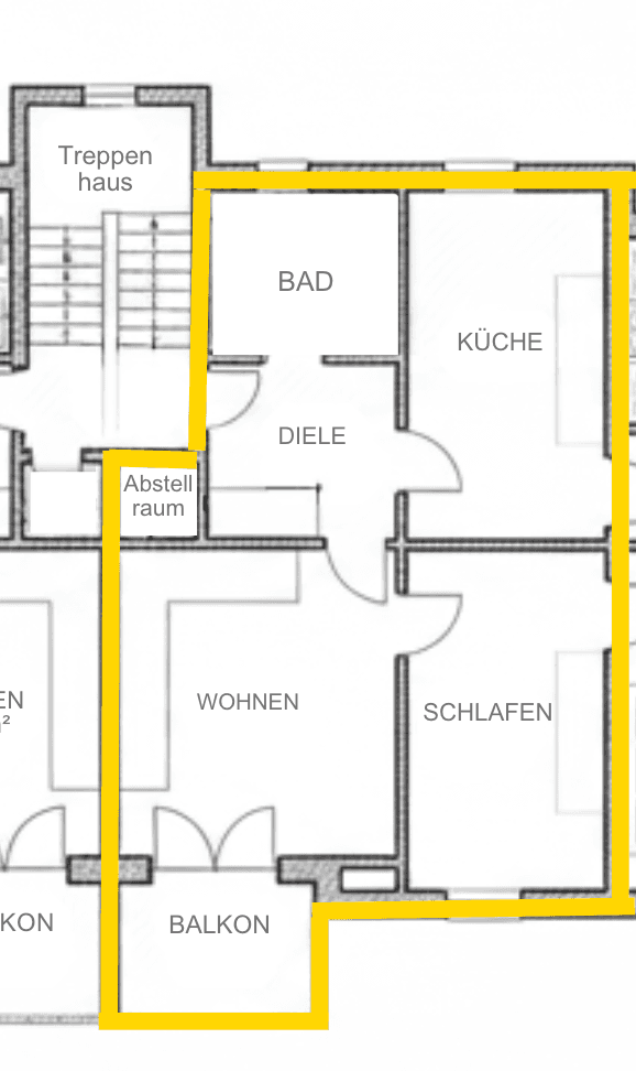 Pronájem bytu 2+1 65 m², Markgrafenstr. 18, Gunzenhausen, Bavorsko Pronájem bytu 2+1 65 m², Markgrafenstr. 18, Gunzenhausen, Bavorsko